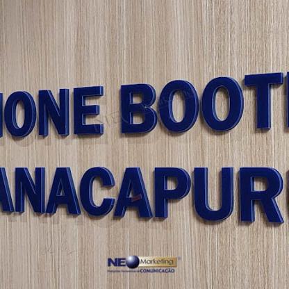 Letras em acrilico para porta