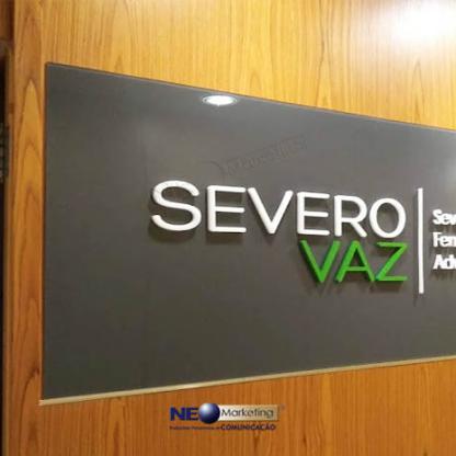 Painel de Acrílico com letras em acrílico