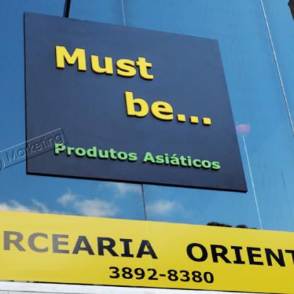 FOTO 34 - Painel em PVC com Letra Caixa PVC 