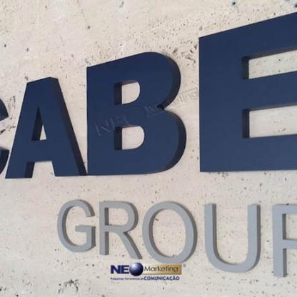 Logo em PVC para Recepção