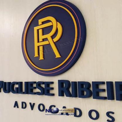 Logotipo Personalizado em PVC Adovocacia