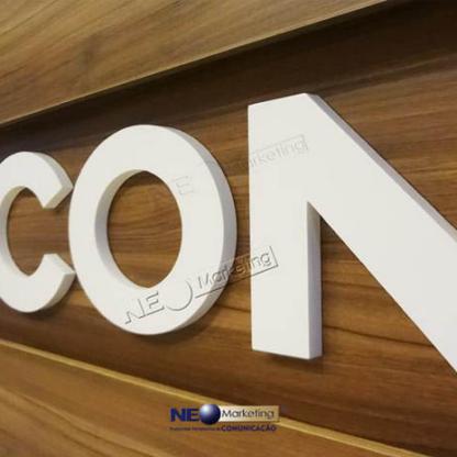 Logo em PVC para Recepção