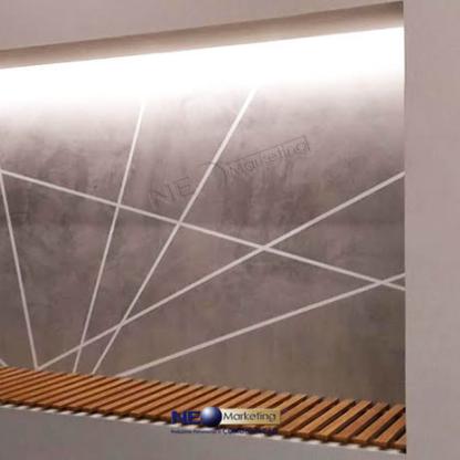 Grafismo para parede de escritório