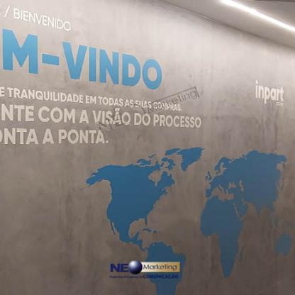 Adesivo personalizado para escritório